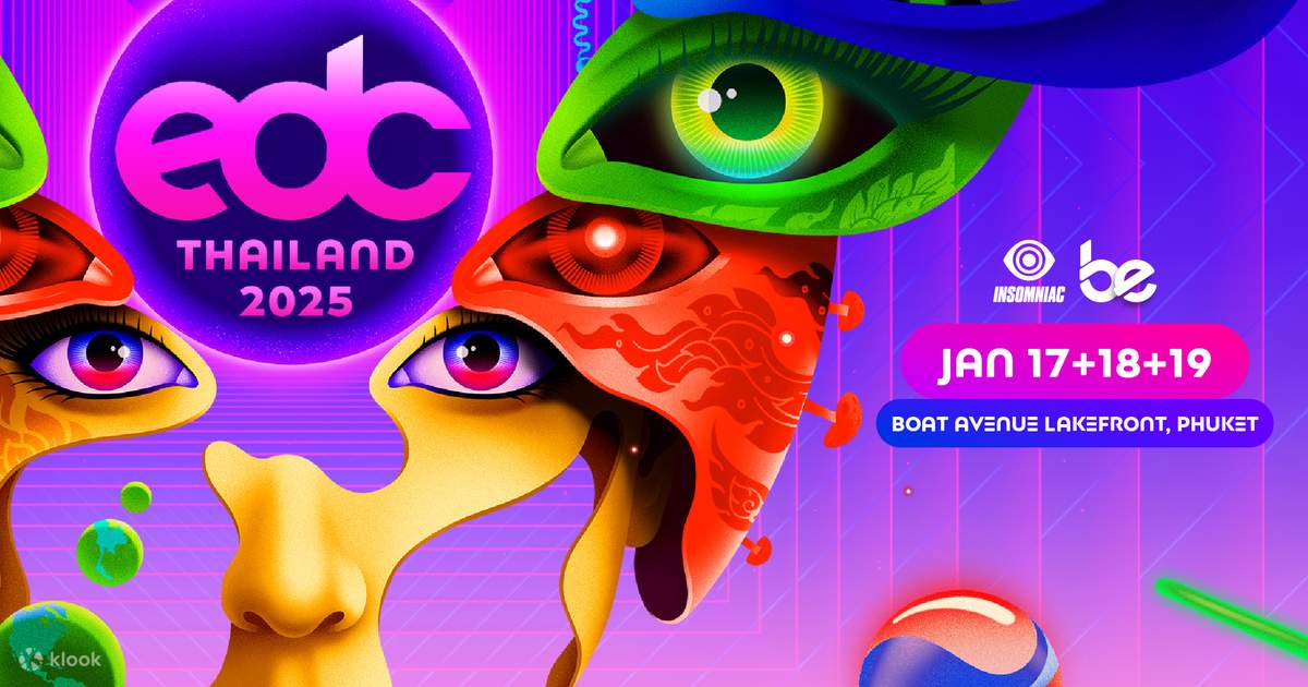 Karnaval Bunga Daisy Listrik (EDC) Thailand 2025 Klook Indonesia